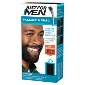 Just for Men Teinture Moustache & Barbe Noir M-60 emballage avant
