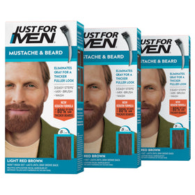 Just for Men Teinture Moustache et Barbe M-27 Rouge Brun Clair vue avant