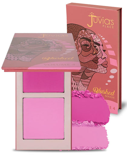 Juvia's Place Duo Blush Volume 4 vue de face avec deux teintes
