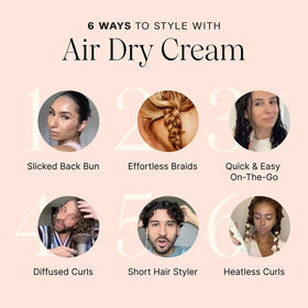 JVN Crème Coiffante Air Dry 180g avec ingrédients naturels