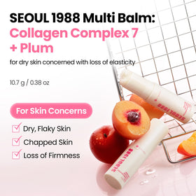 K-SECRET Collagen Multi Balm stick ouvert montrant la texture du baume