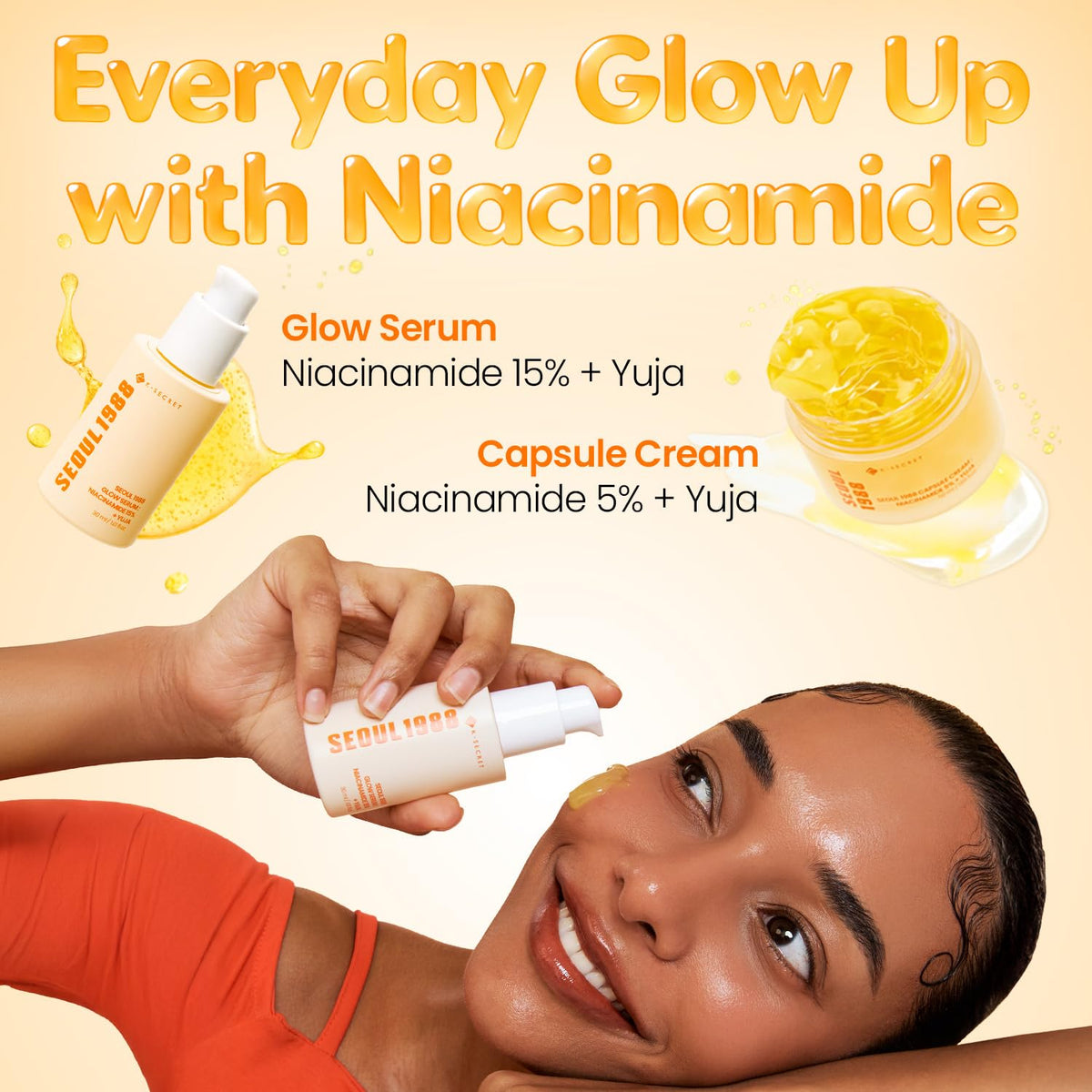 K-SECRET Sérum Éclat Niacinamide 15% 30ml avec flacon et pipette
