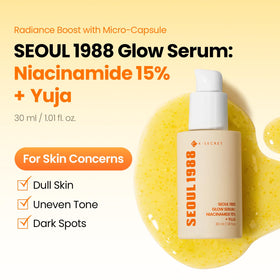 K-SECRET Sérum Éclat Niacinamide 15% 30ml avec texture sur la peau