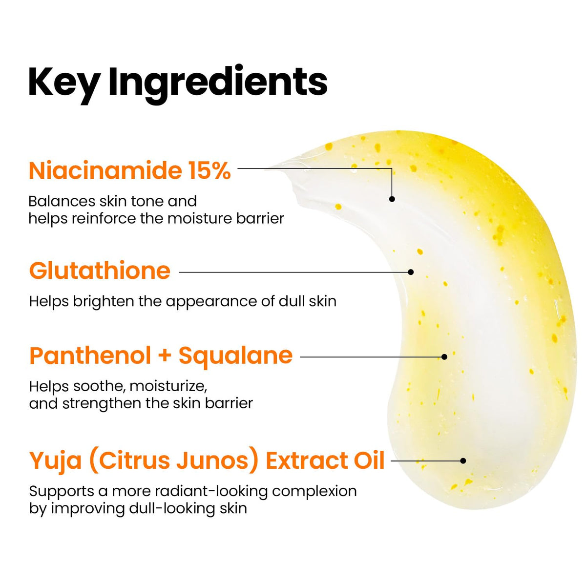 K-SECRET Sérum Éclat Niacinamide 15% 30ml et ses ingrédients