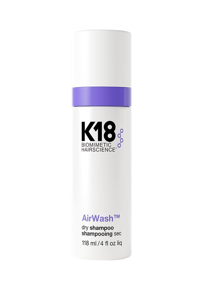 K18 AirWash Shampoo Sec 118ml vue de face avec étiquette