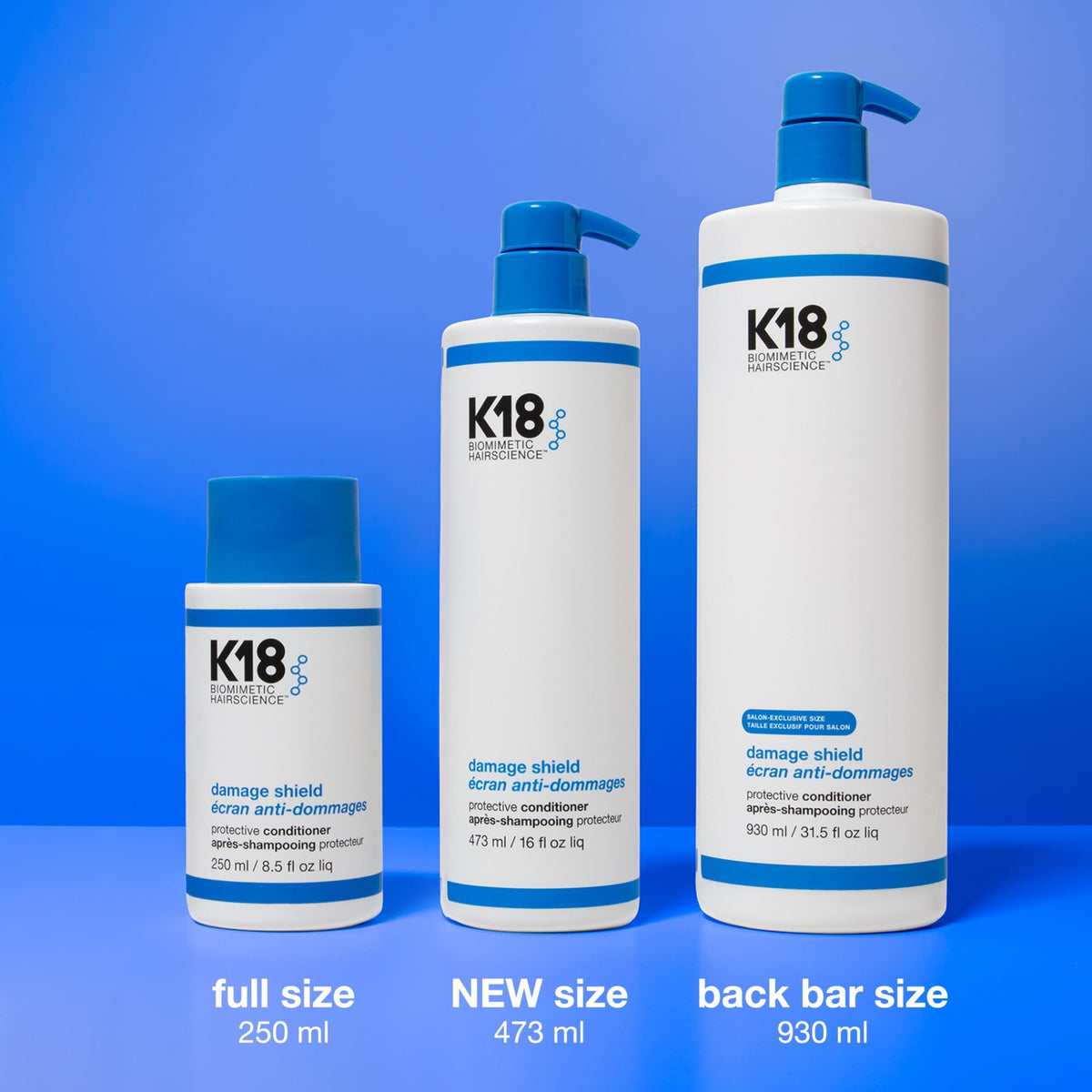 K18 Après-Shampoing Protecteur 520g application sur cheveux