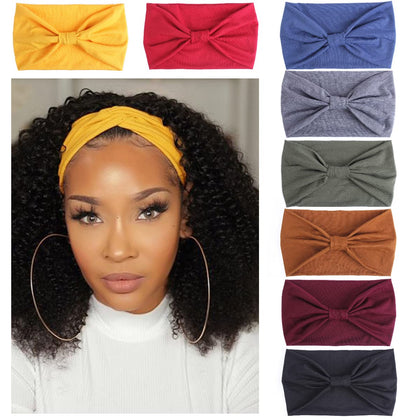 Kachanaa 8 bandeaux boho élastiques avec motifs uniques