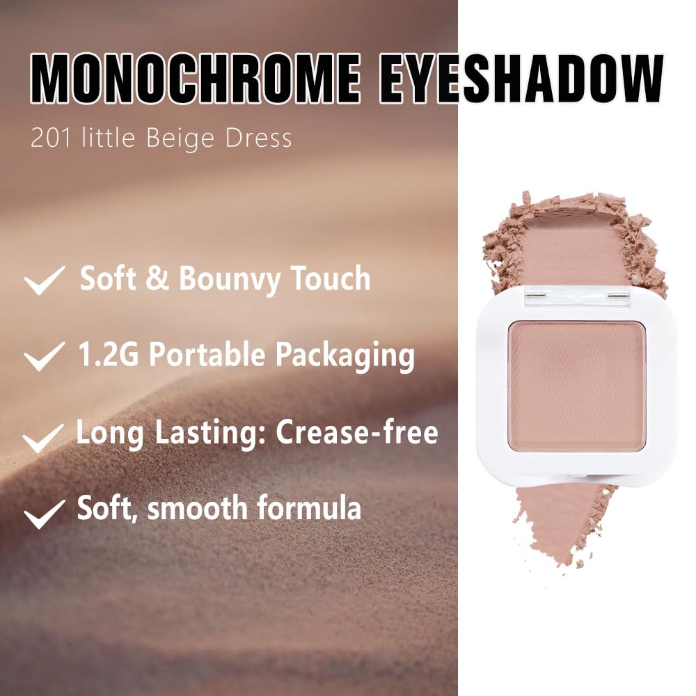 Kaely Fard à Paupières Mono Little Beige Dress application sur la peau