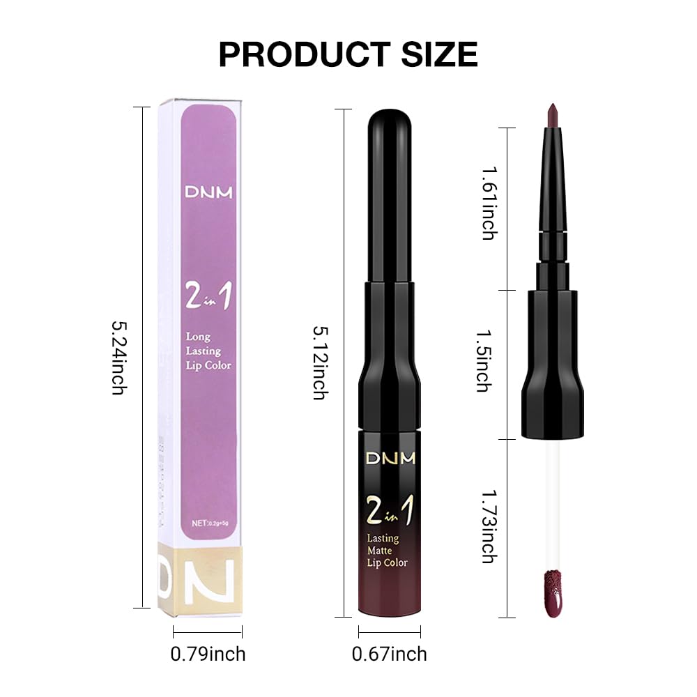 Kaely Rouge à Lèvres Mat 2-en-1 17 Rouge Profond montrant sa texture