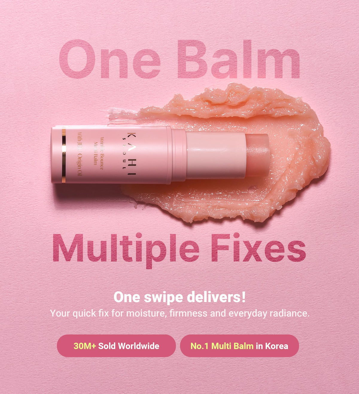 KAHI Baume Multi-Usage stick ouvert avec produit visible