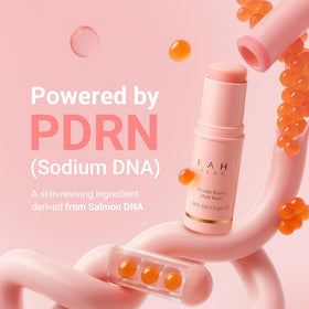 KAHI Baume Multi-Usage sur une table avec accessoires de beauté