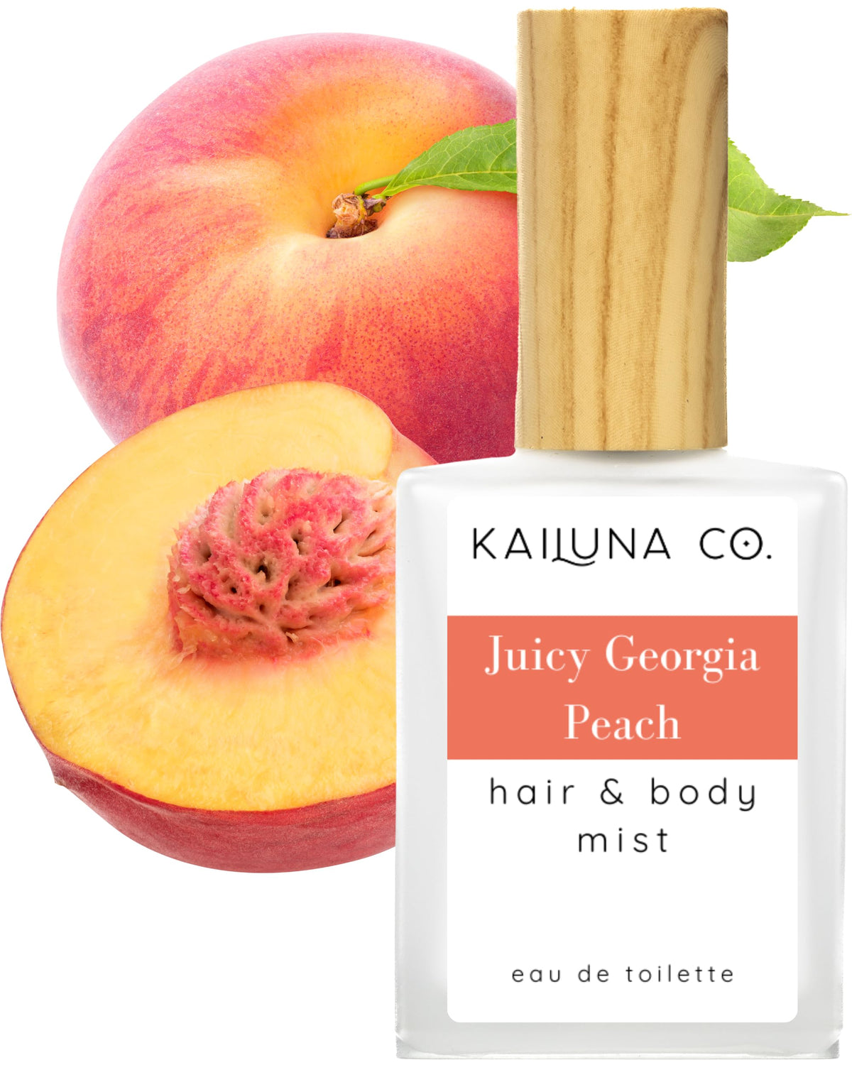 Kailuna Co. Brume Corporelle Pêche Juteuse 15 ml vue de face