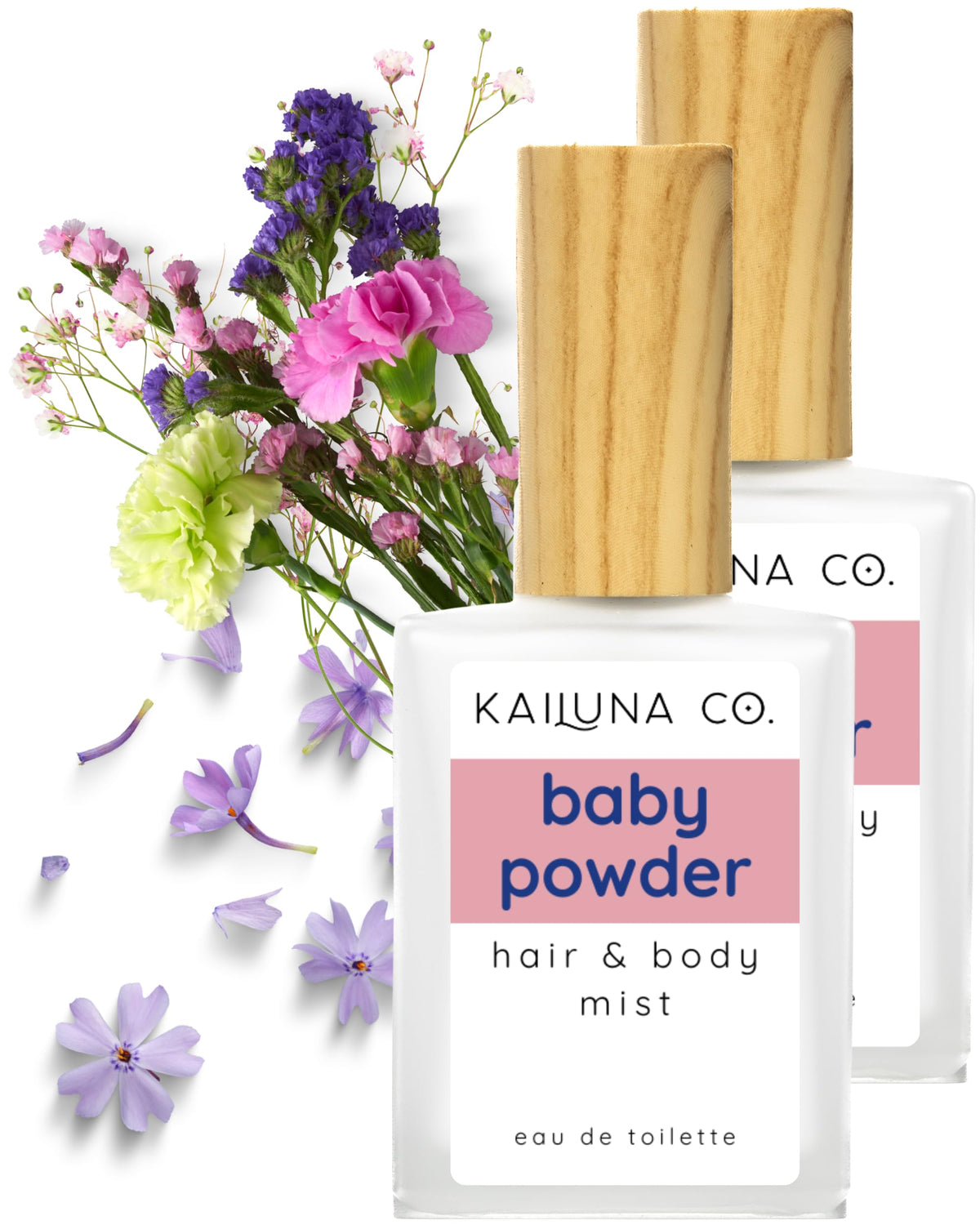 Kailuna Co. brume parfumée corps et cheveux, packaging avant