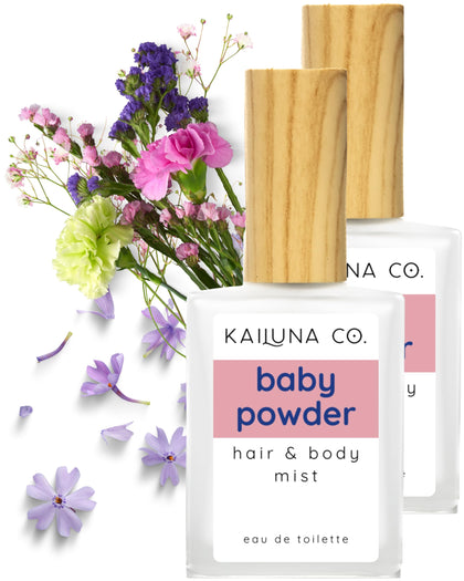 Kailuna Co. brume parfumée corps et cheveux, packaging avant