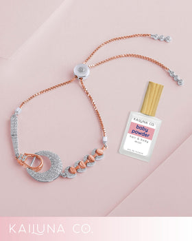 Kailuna Co. brume parfumée, mise en scène sur une table