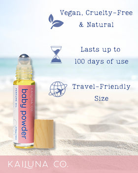 Kailuna Co. Parfum huile essentielle roll-on 10 ml dans un sac