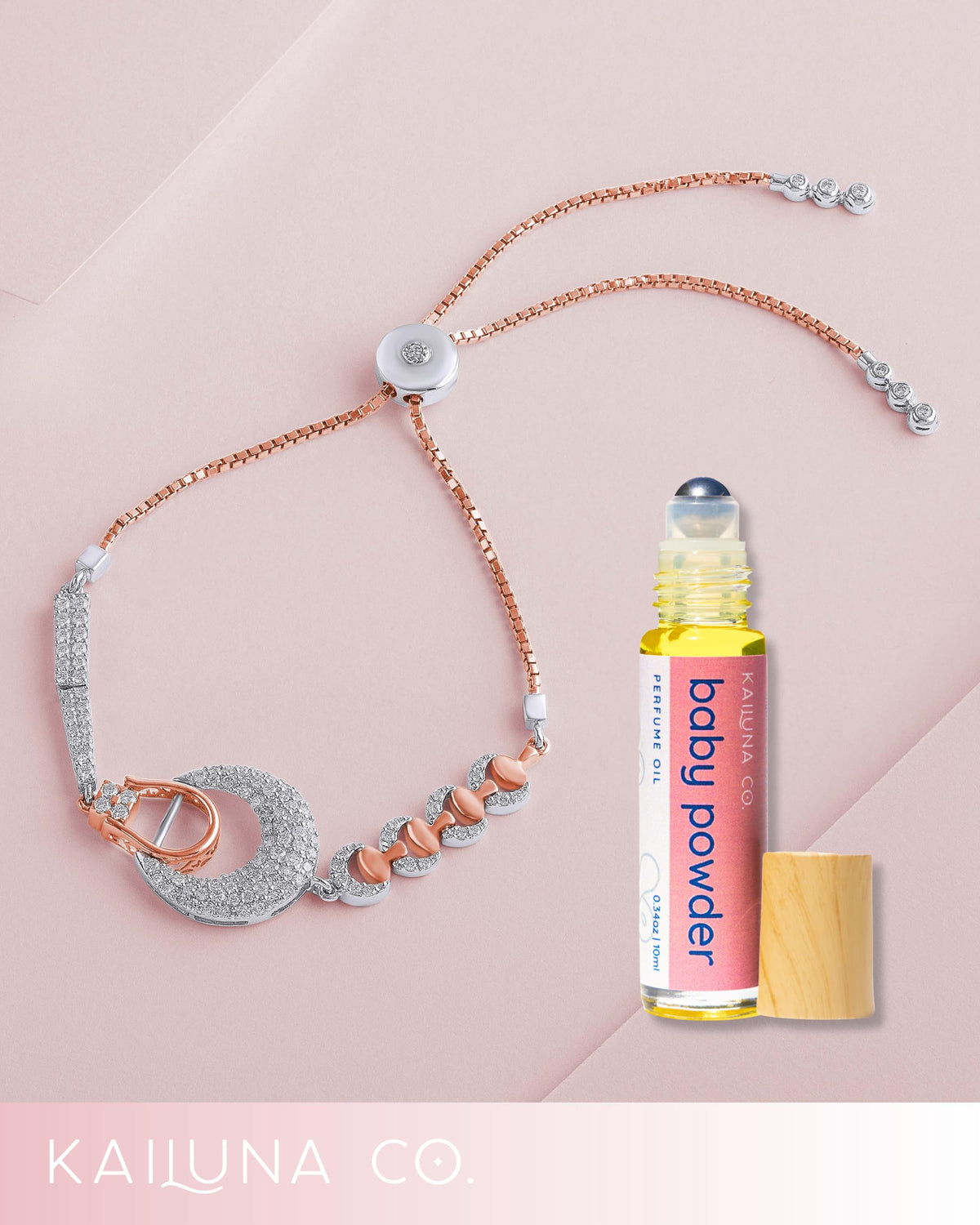 Kailuna Co. Parfum huile essentielle roll-on 10 ml en gros plan
