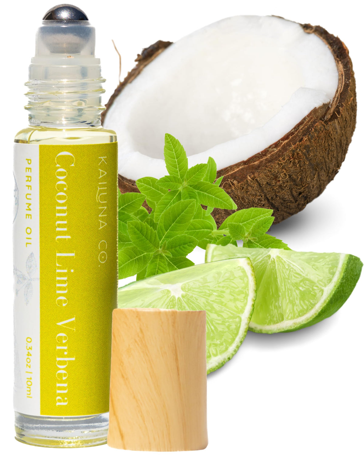 Kailuna Co. Roll-On Huile Essentielle Coco Lime Verbena 10 ml vue avant
