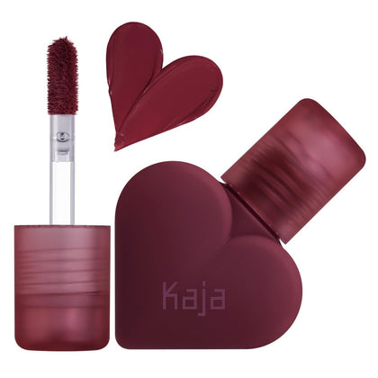 Kaja Lip Mousse Love Swipe 01 Call Me en flacon en forme de cœur