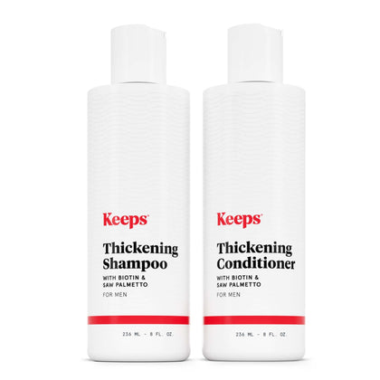 Keeps duo shampoo et après-shampooing épaississant 8 oz, avant
