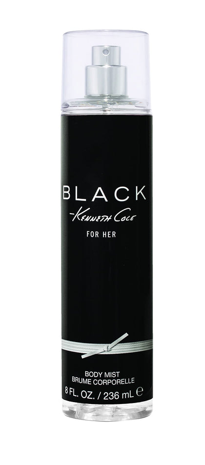 Kenneth Cole Black Eau de Parfum Femme 240ml vue avant avec flacon élégant