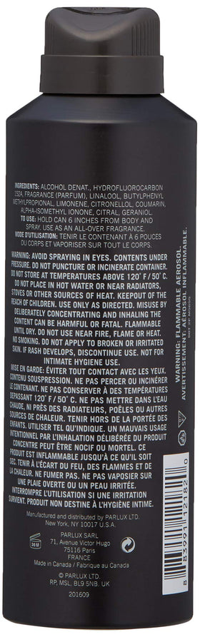 Kenneth Cole Mankind Spray Corporel 230g côté avec bouchon