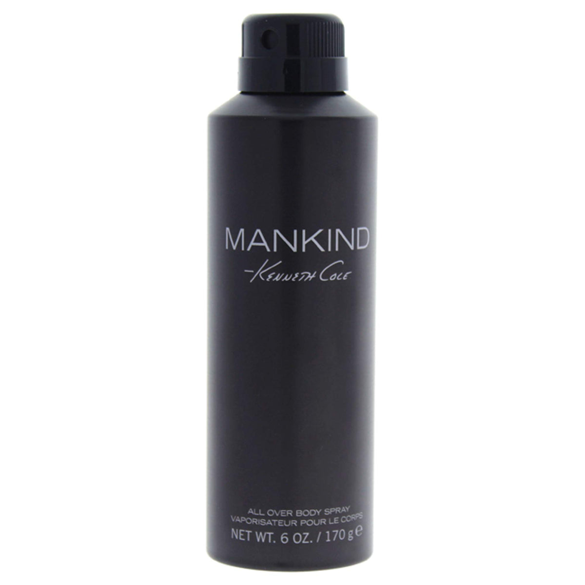 Kenneth Cole Mankind Spray Corporel 230g vue avant avec étiquette