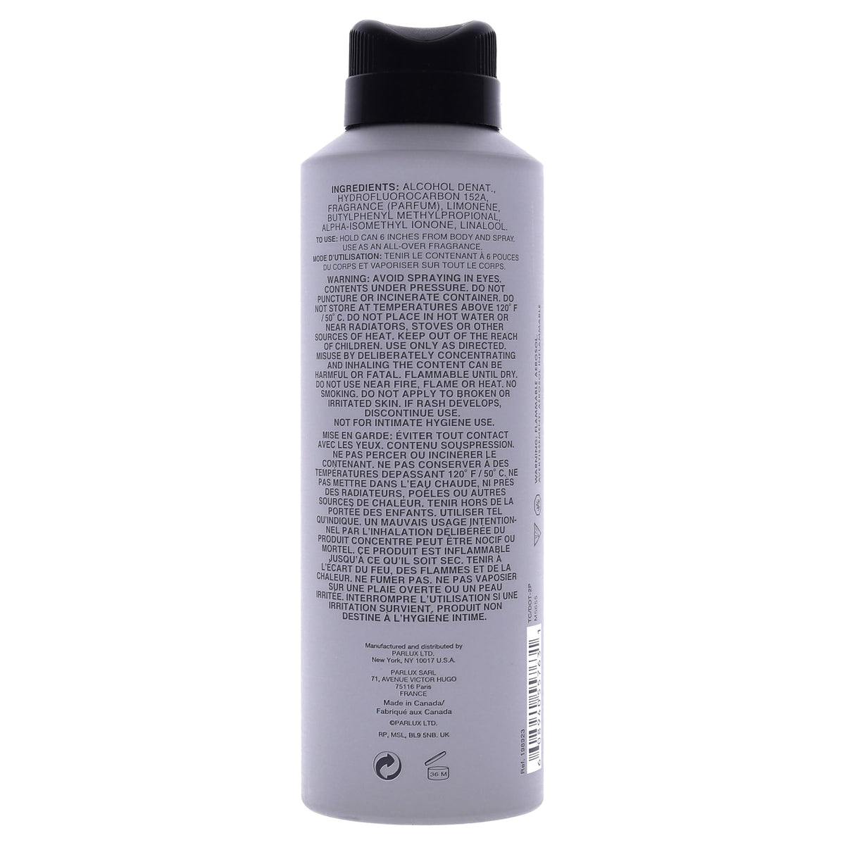 Kenneth Cole New York Spray Corporel 170g sur une surface en bois