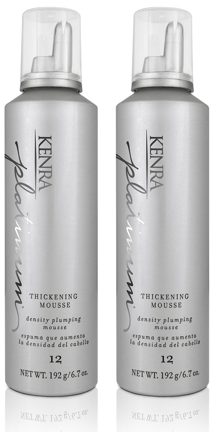 Kenra Mousse Épaississante 2-Pack 6,7 oz vue avant avec étiquette
