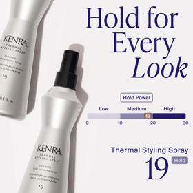 Kenra Spray Thermique 19 en gros plan sur le vaporisateur