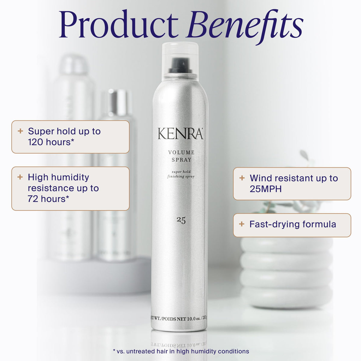 Kenra Volume Spray 25 544g vue arrière