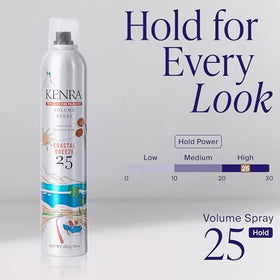 Kenra Volume Spray 25 Coastal Breeze sur fond blanc