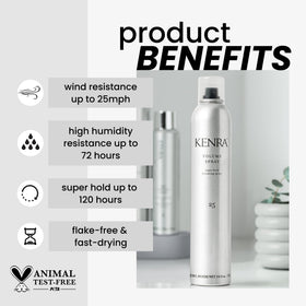 Kenra Volume Spray 25 flacon de 300 ml vue de dos