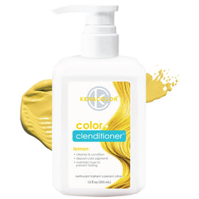 KERACOLOR Color + Clenditioner 12 Fl Oz modèle auburn vue avant