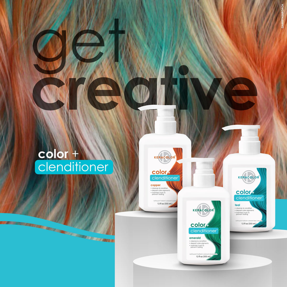 KERACOLOR Color + Clenditioner 12 Fl Oz vue arrière