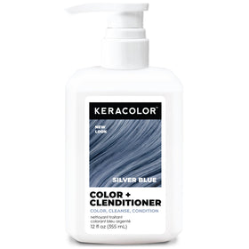 KERACOLOR Color + Clenditioner Bleu Argent 386g vue avant