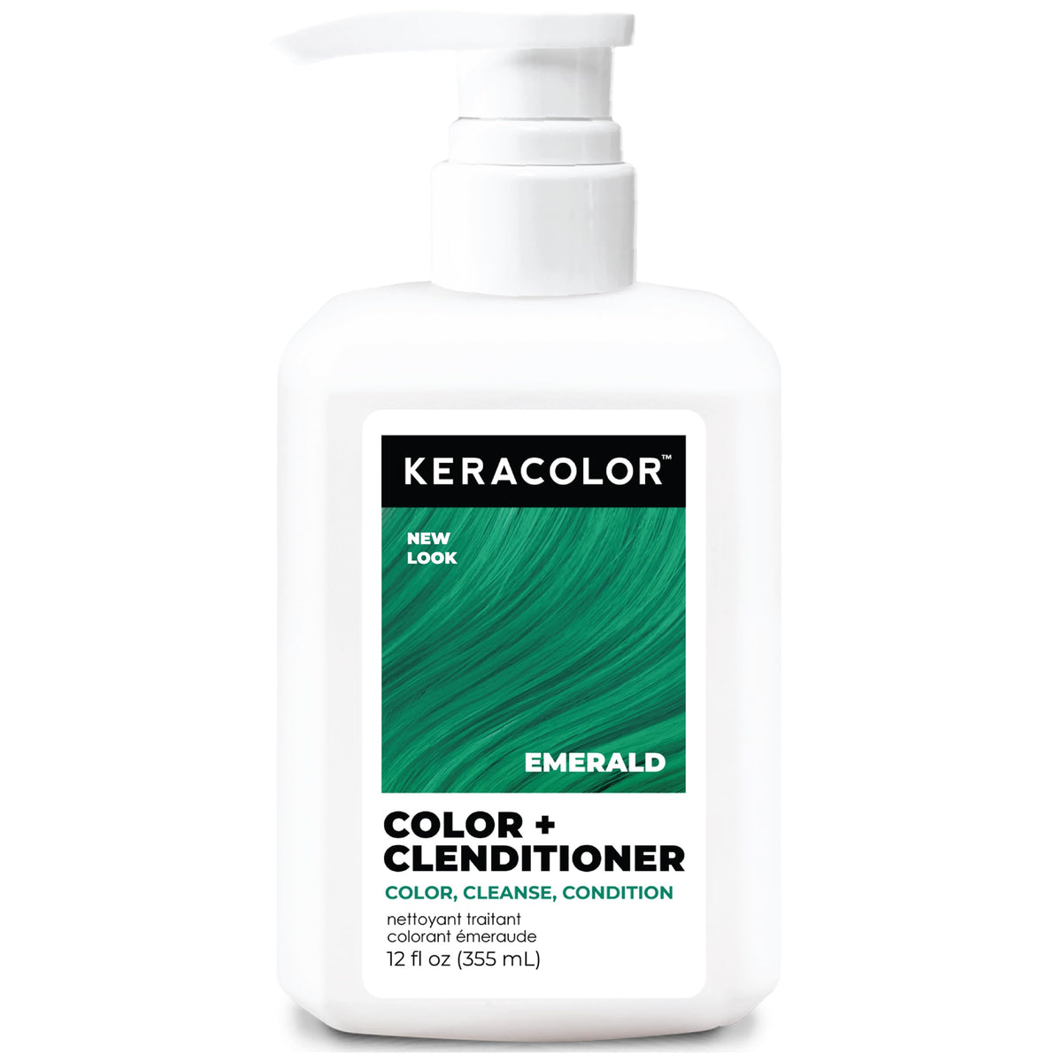 KERACOLOR Color + Clenditioner Émeraude 355ml vue de face