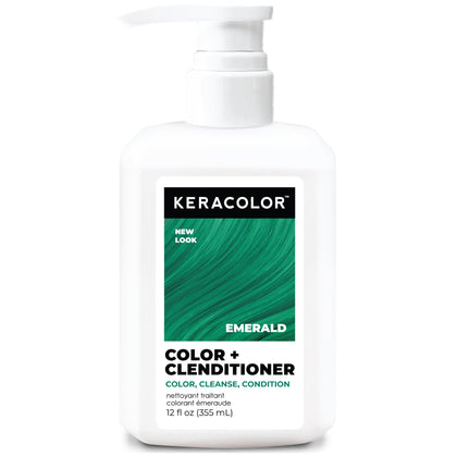 KERACOLOR Color + Clenditioner Émeraude 355ml vue de face