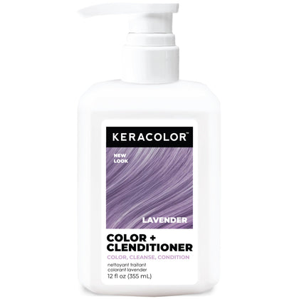 KERACOLOR Color + Clenditioner Lavande 400g vue de face