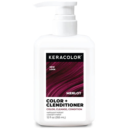 KERACOLOR Color + Clenditioner Merlot 390g vue de face