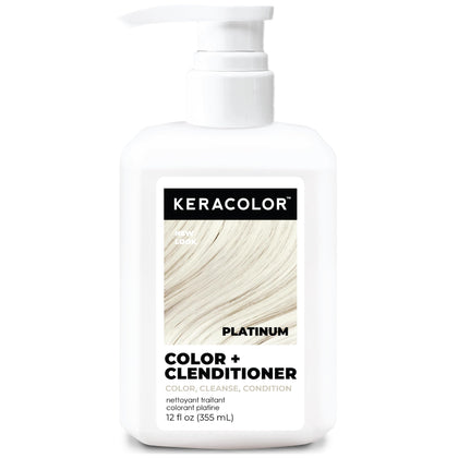 KERACOLOR Color + Clenditioner Platinum 355ml vue avant