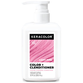 KERACOLOR Color + Clenditioner Rose Clair 355 ml vue avant