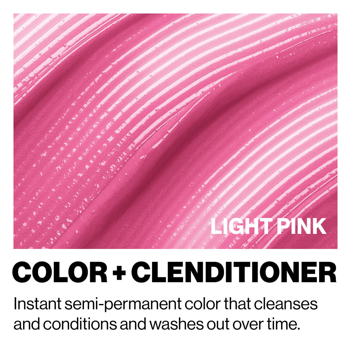 KERACOLOR Color + Clenditioner Rose Clair en application sur cheveux