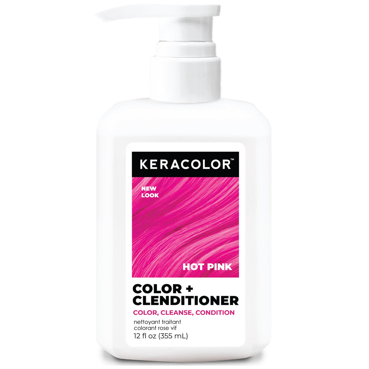 KERACOLOR Color + Clenditioner Rose Foncé 355 ml vue de face