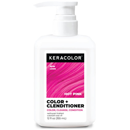 KERACOLOR Color + Clenditioner Rose Foncé 355 ml vue de face