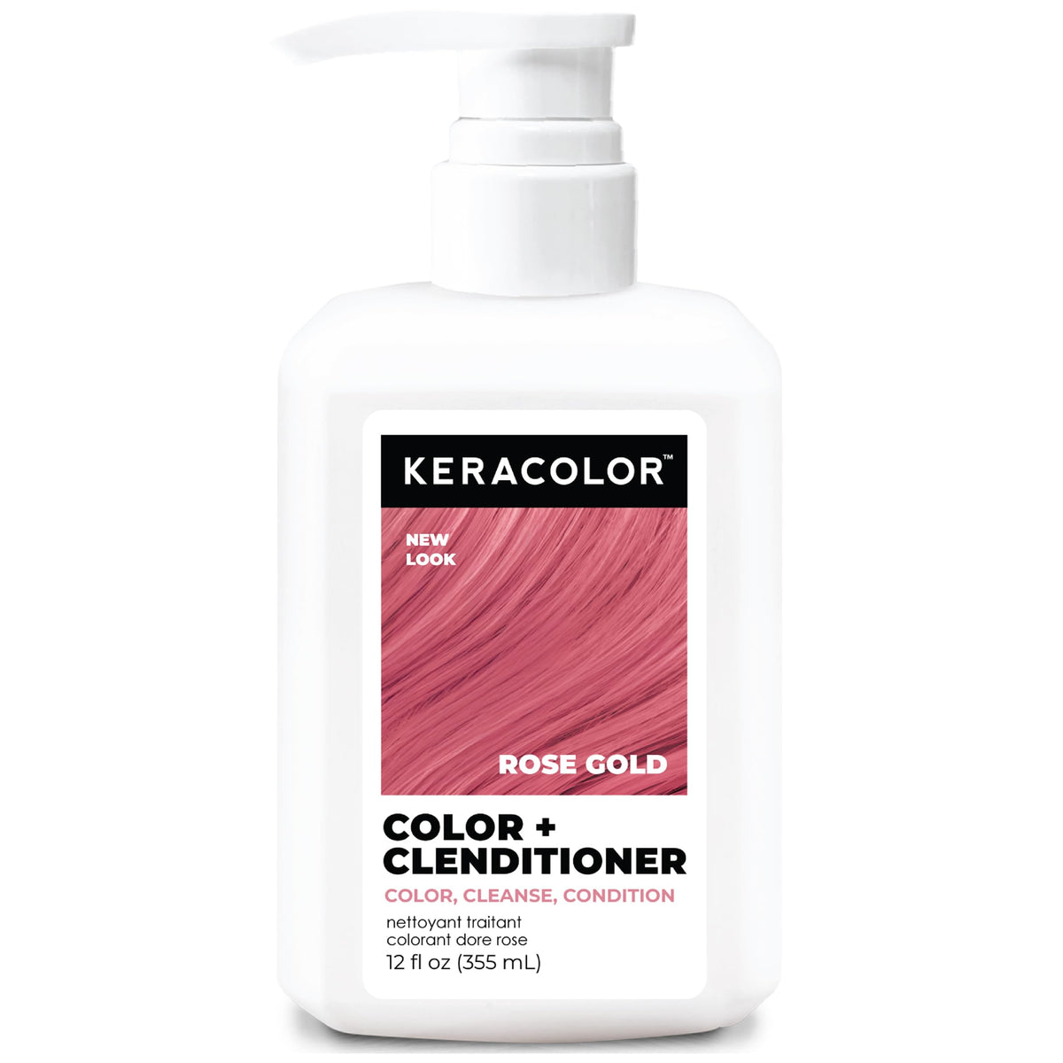 KERACOLOR Color + Clenditioner Rose Gold 355ml vue avant