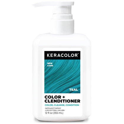 KERACOLOR Color + Clenditioner Teal 12 Fl Oz vue avant