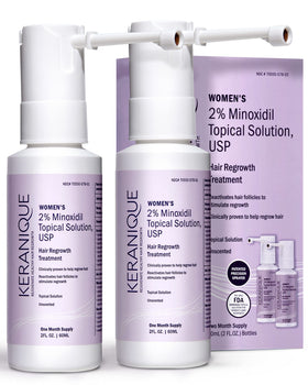 Keranique Traitement de Repousse Capillaire 2% Minoxidil flacon avant