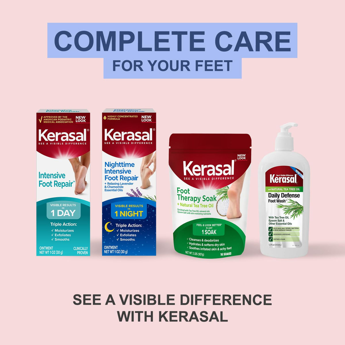 Kerasal Crème sur une étagère de salle de bain