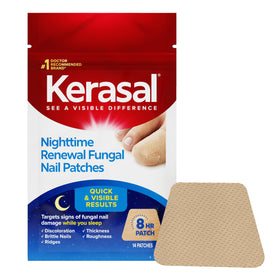 Kerasal Patches de Réparation Nocturne pour Ongles Fongiques avant application